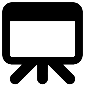 Projector Board Icon from Core Remix - Free Set