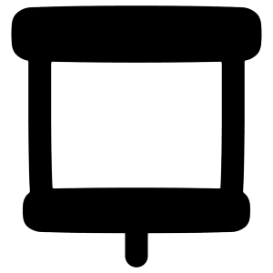 Projector Screen Icon from Plump Remix - Free Set