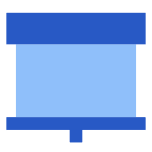 Projector Screen Icon from Sharp Flat - Free Set
