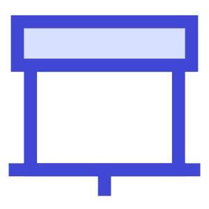 Projector Screen Icon from Sharp Duo - Free Set
