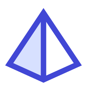 Pyramid Shape Icon from Sharp Duo - Free Set