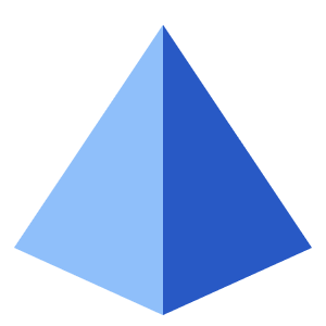 Pyramid Shape Icon from Sharp Flat - Free Set