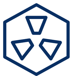 Radioactive Hexagon Icon from Cyber Line - Free Set