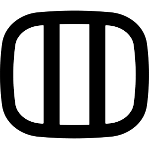 Rectangle Split Thirds Icon from Flex Remix - Free Set