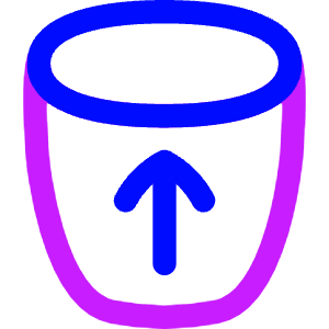 Recycle Bin Throw 2 Icon from Flex Neon - Free Set
