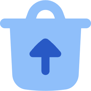 Recycle Bin Throw 2 Icon from Flex Flat - Free Set