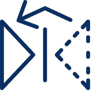Reflect Copy Left Icon from Cyber Line - Free Set