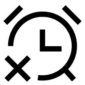 Remove Alert Clock Icon from Sharp Line - Free Set