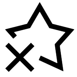 Remove Favorite Highlight Icon from Sharp Line - Free Set