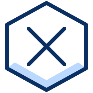 Remove Hexagon 1 Icon from Cyber Duotone - Free Set