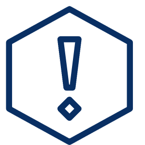 Report Problem Warning Hexagon Icon from Cyber Line - Free Set