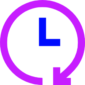 Reset Clock Icon from Sharp Neon - Free Set