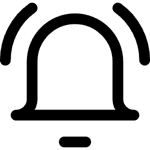 Ringing Bell Notification Icon from Core Line - Free Set
