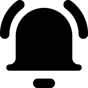 Ringing Bell Notification Icon from Core Solid - Free Set