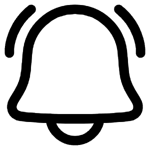 Ringing Bell Notification Icon from Plump Line - Free Set