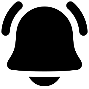Ringing Bell Notification Icon from Plump Solid - Free Set