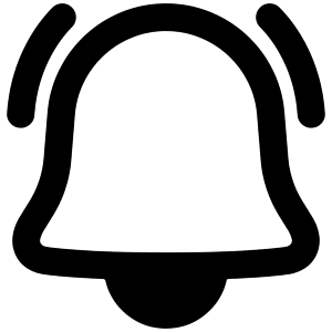 Ringing Bell Notification Icon from Plump Remix - Free Set