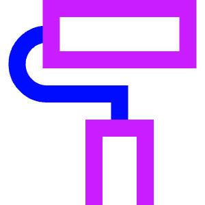 Roller Paintbrush Icon from Sharp Neon - Free Set