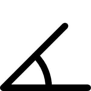 Rotate Angle 45 Icon from Core Line - Free Set
