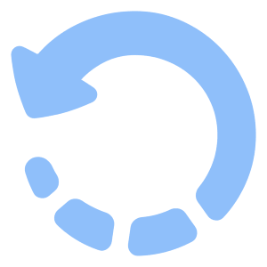 Rotate Left Icon from Plump Flat - Free Set