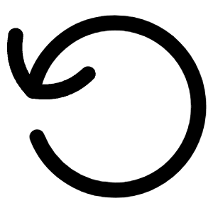 Rotate Left Icon from Flex Line - Free Set