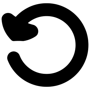 Rotate Left Icon from Flex Solid - Free Set