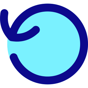 Rotate Left Icon from Flex Pop - Free Set