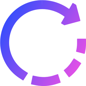 Rotate Right Icon from Sharp Gradient- Free Set