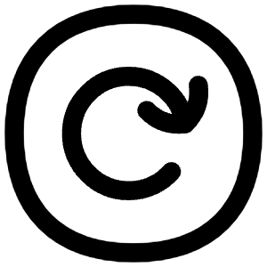 Rotate Right Circle Icon from Flex Line - Free Set