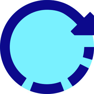 Rotate Right Icon from Sharp Pop - Free Set