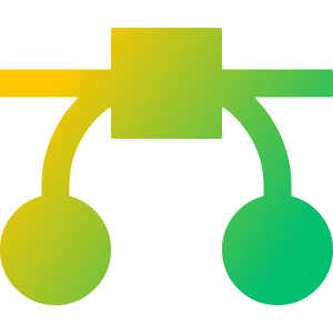 Round Anchor Point Icon from Sharp Gradient- Free Set