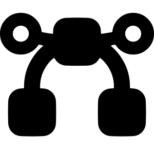 Round Anchor Point Icon from Plump Solid - Free Set