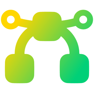 Round Anchor Point Icon from Plump Gradient - Free Set