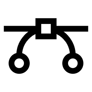 Round Anchor Point Icon from Sharp Line - Free Set