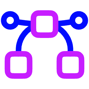 Round Anchor Point Icon from Plump Neon - Free Set