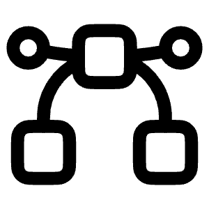 Round Anchor Point Icon from Plump Line - Free Set