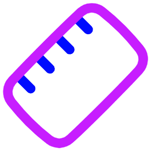 Ruler Icon from Plump Neon - Free Set