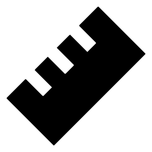 Ruler Icon from Sharp Solid - Free Set