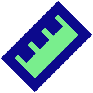 Ruler Icon from Sharp Pop - Free Set