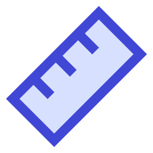 Ruler Icon from Sharp Duo - Free Set