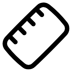 Ruler Icon from Plump Line - Free Set