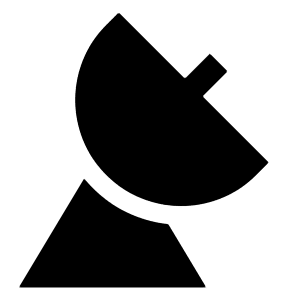 Satellite Dish Icon from Sharp Solid - Free Set