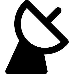 Satellite Dish Icon from Core Remix - Free Set