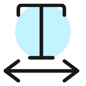 Scale Horizontal Icon from Ultimate Colors - Free Set