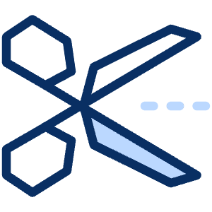 Scissor 2 Icon from Cyber Duotone - Free Set