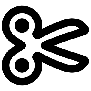 Scissors Icon from Plump Remix - Free Set