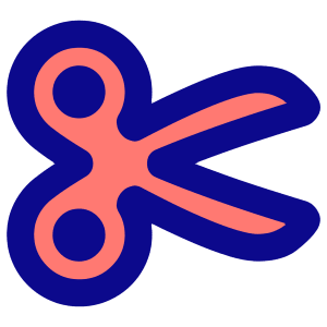 Scissors Icon from Plump Pop - Free Set