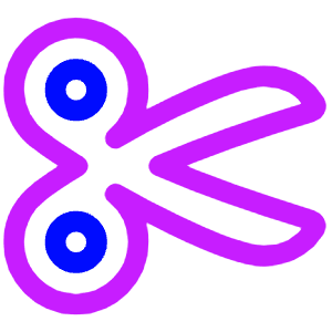 Scissors Icon from Plump Neon - Free Set