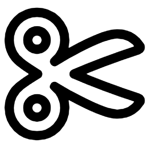 Scissors Icon from Plump Line - Free Set