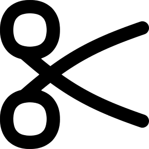 Scissors Icon from Flex Remix - Free Set